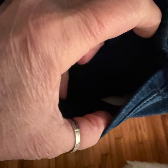 Free people sweat shirt Denim Blue Women's Jacket - Picture 8 of 12